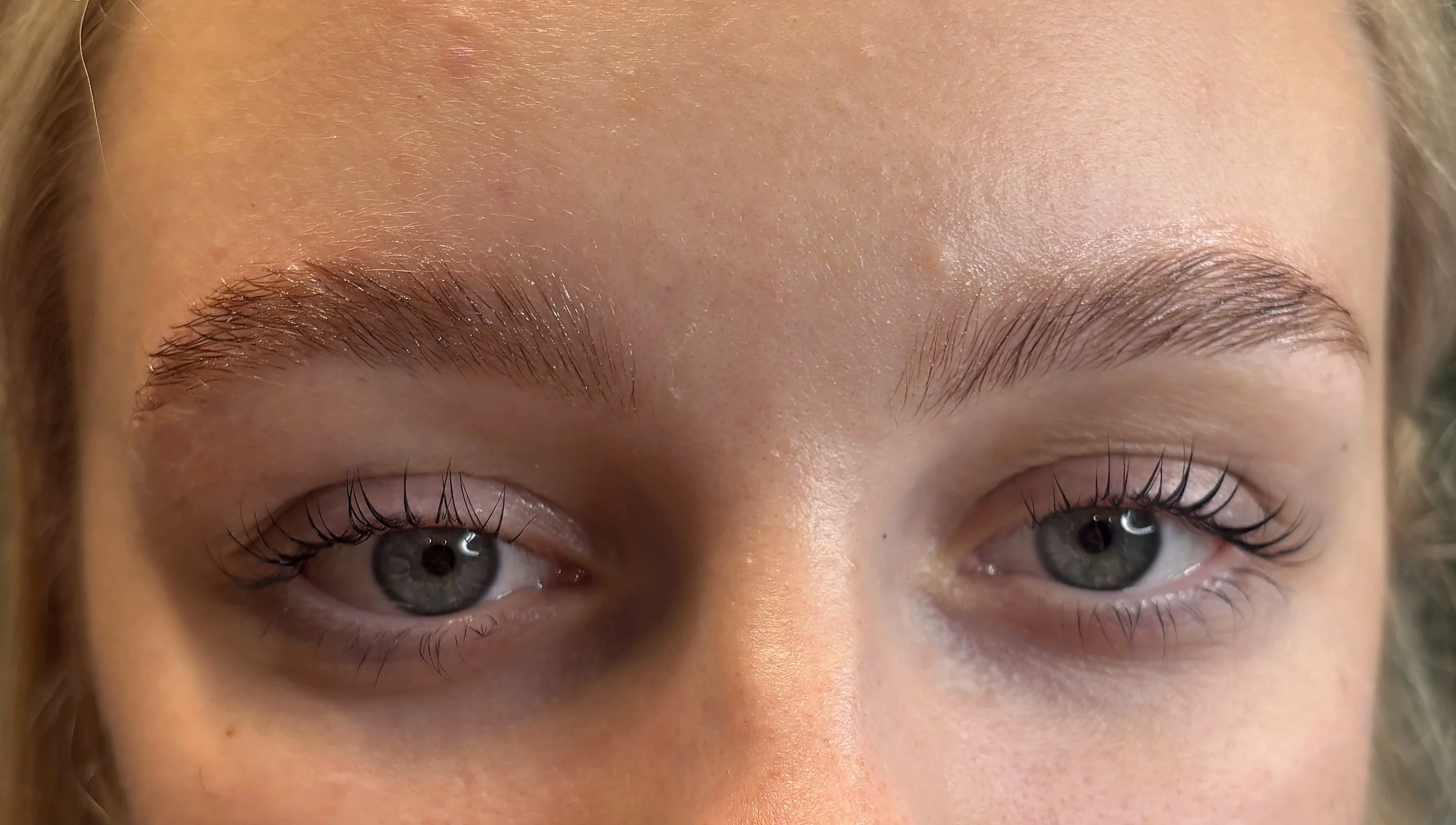 Natural brow tint result at La Signora Brows & Beauty, Mount Martha