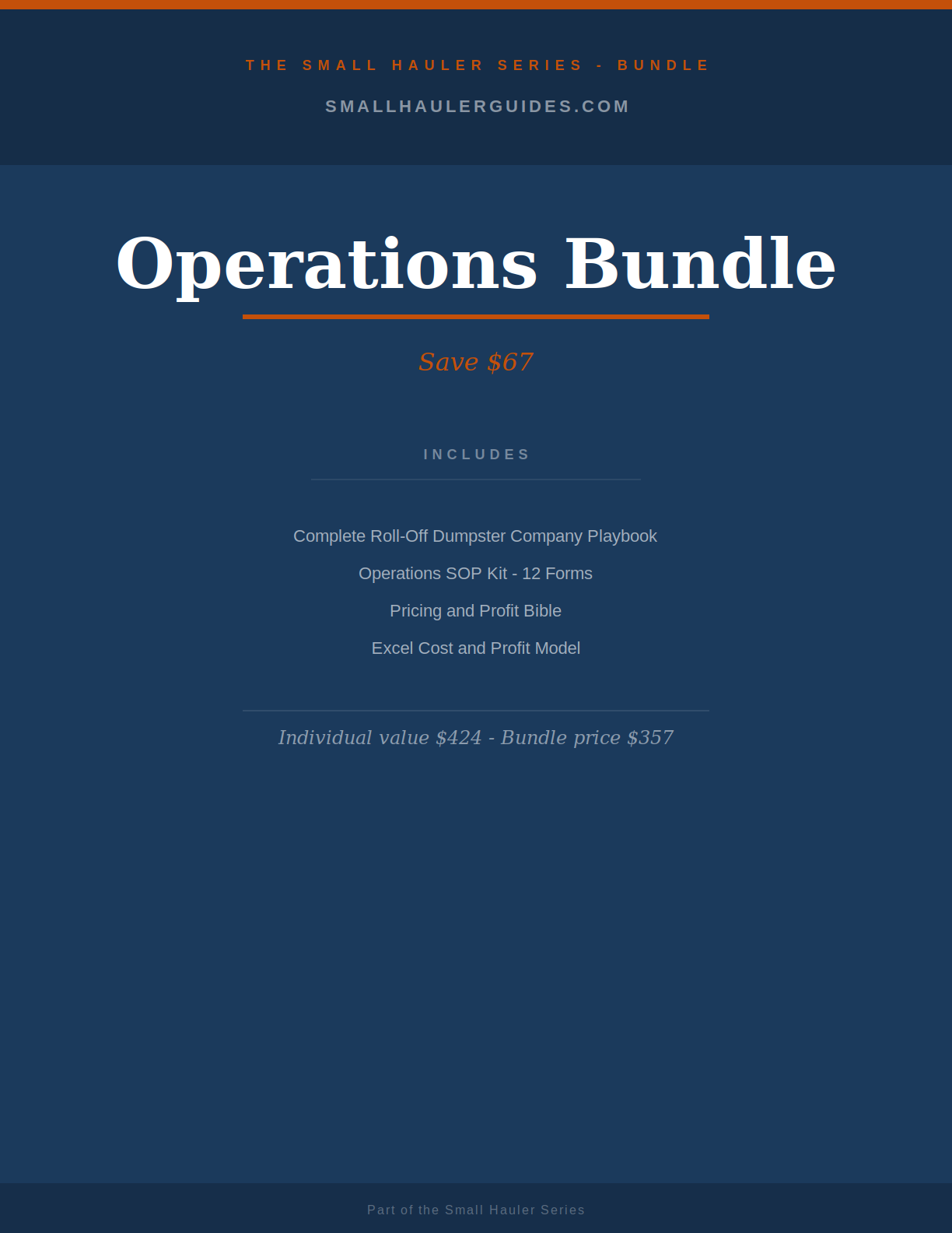 Operations Bundle