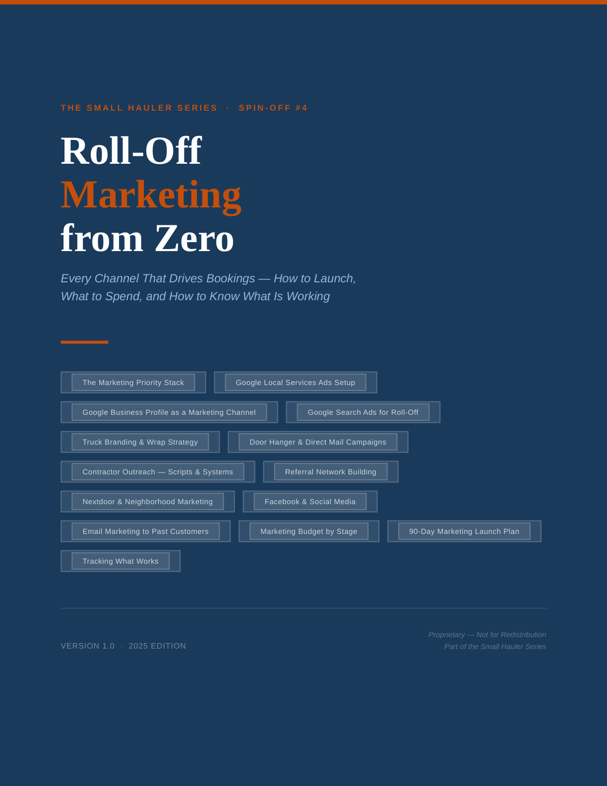 Roll-Off Marketing from Zero