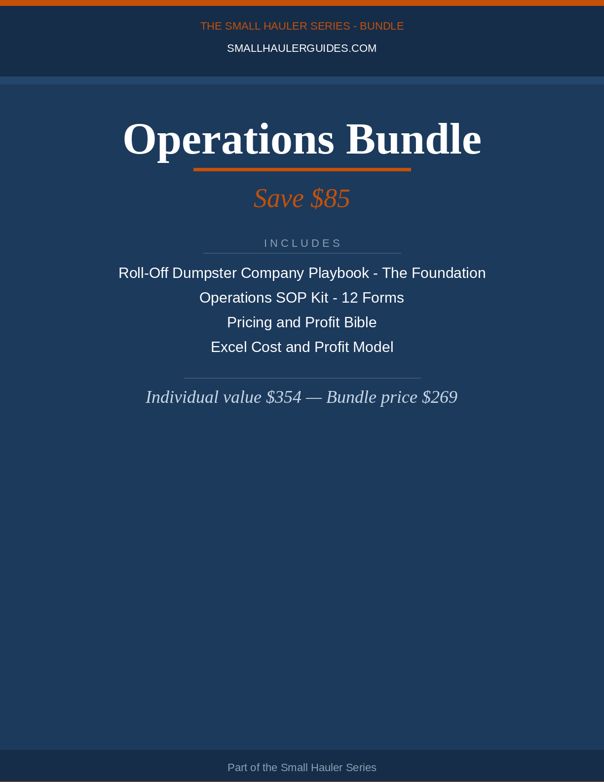 Operations Bundle