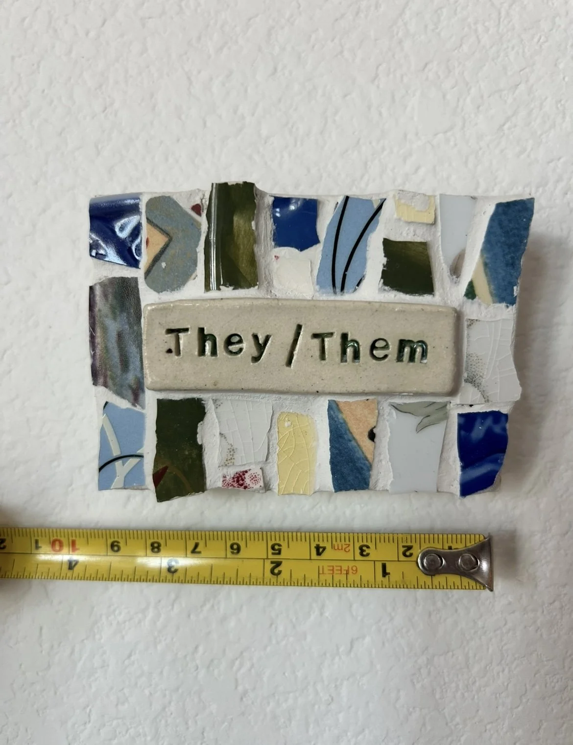 Wall hanging Pronoun Mosaics
