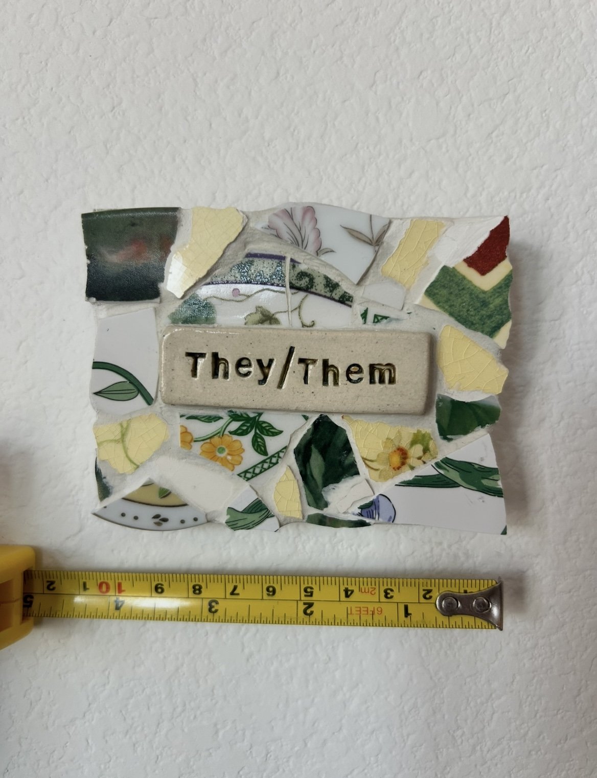 Wall hanging Pronoun Mosaics