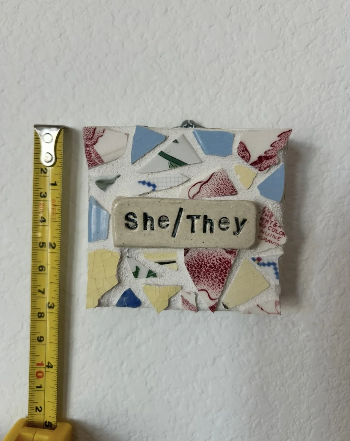 Wall hanging Pronoun Mosaics