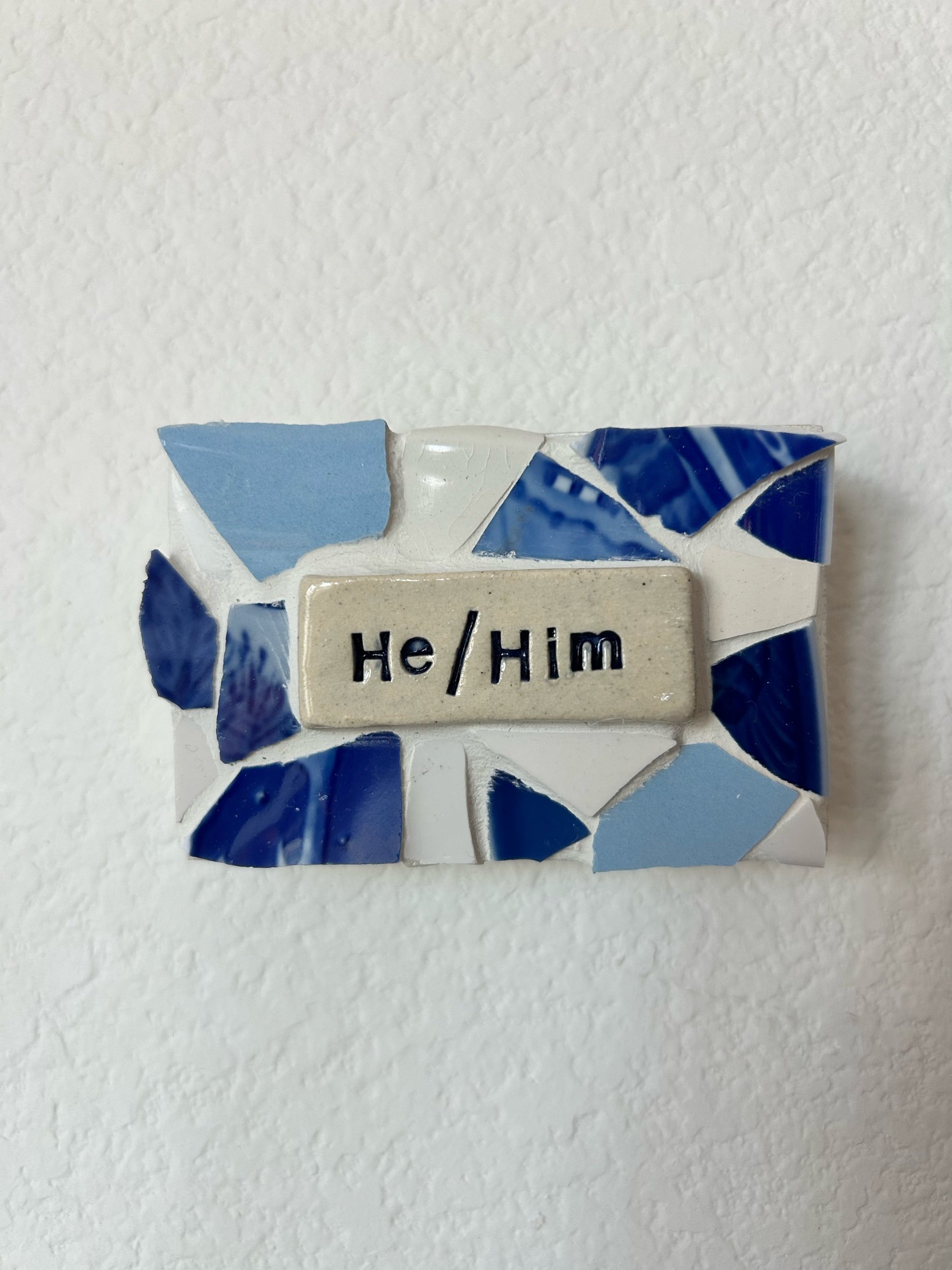 Wall hanging Pronoun Mosaics