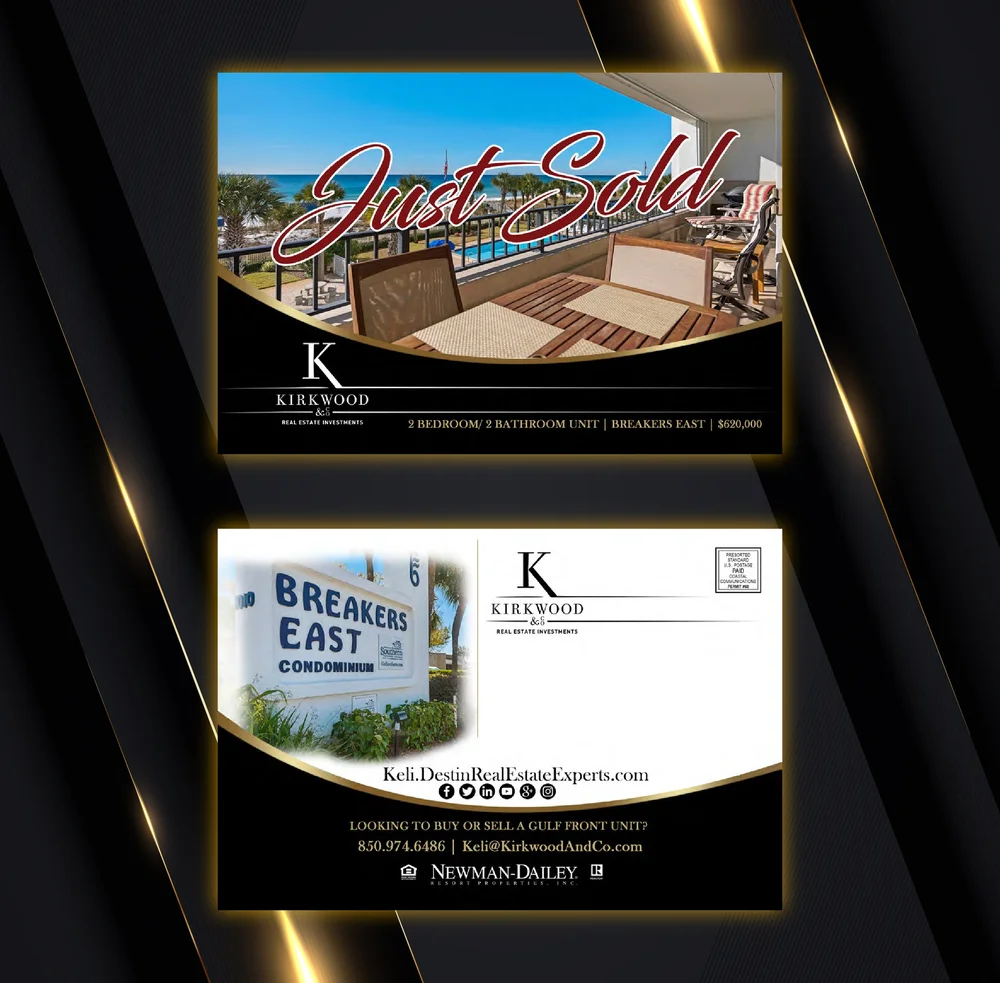 Kirkwood real estate direct mail design