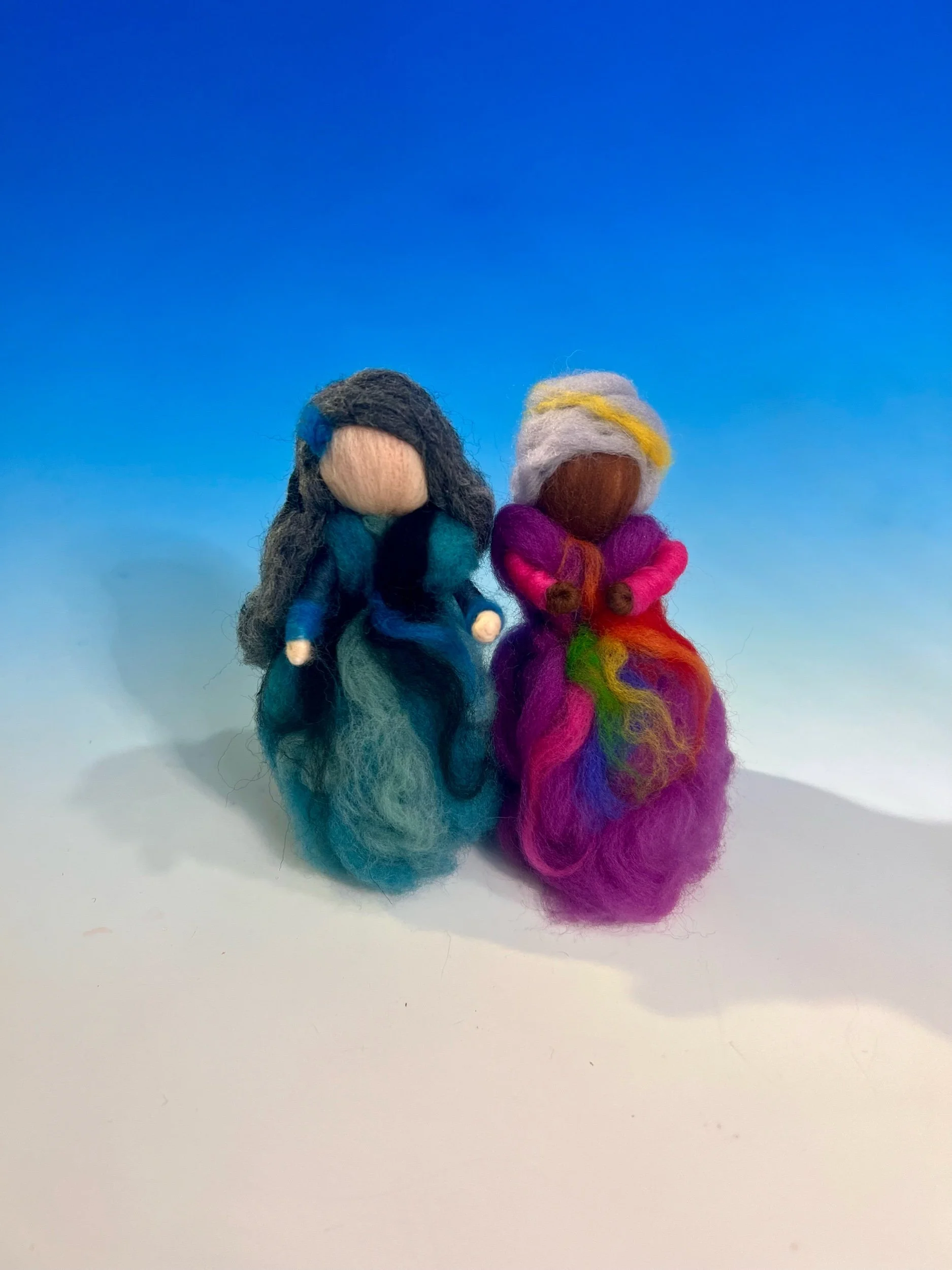Wool Rain and Rainbow Fairies