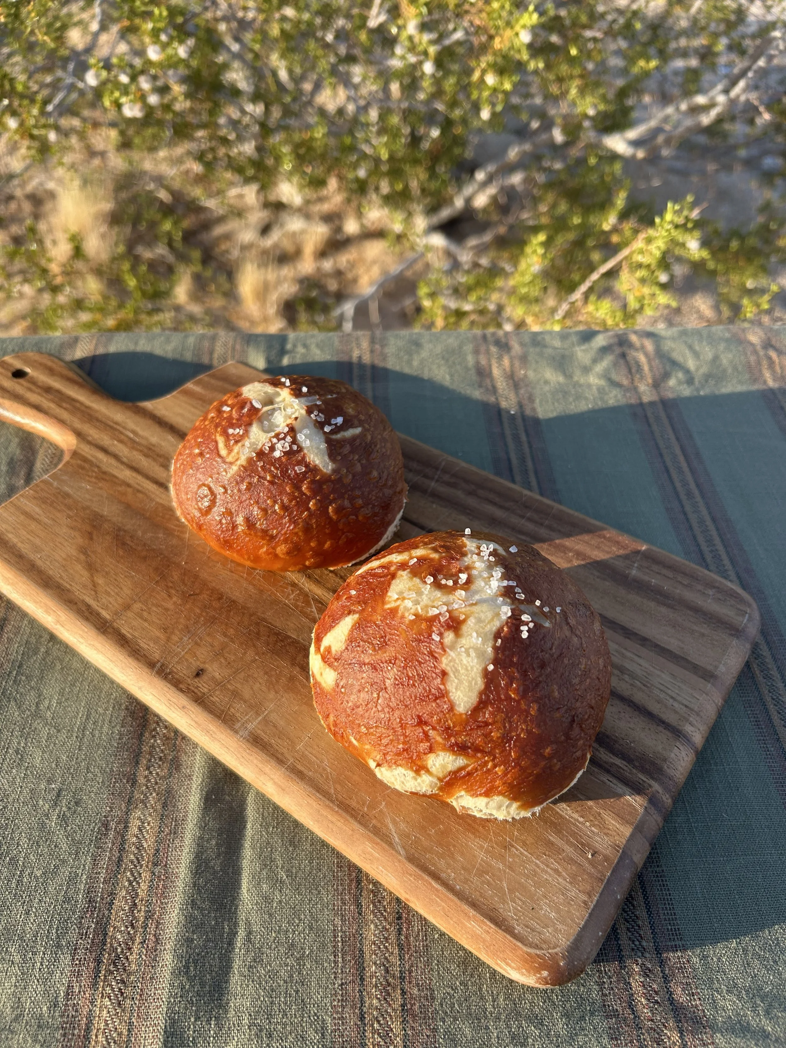Original Pretzel Buns - 2 pack