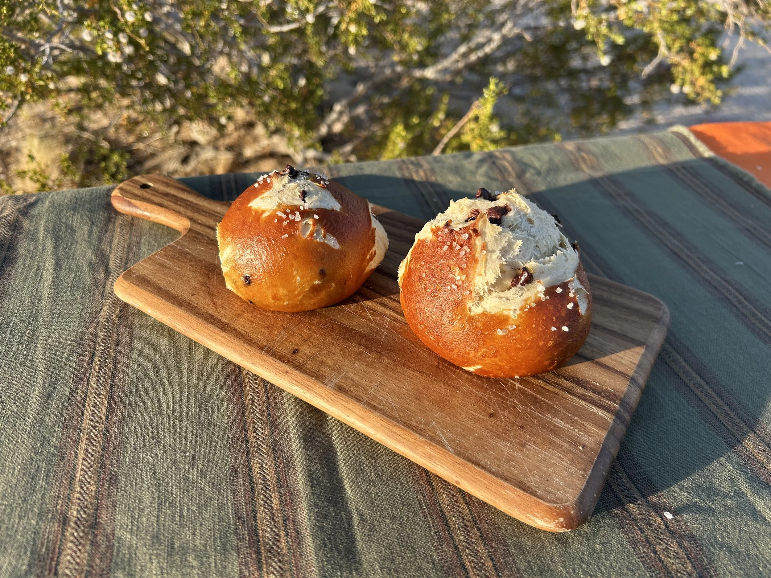 Chocolate Chip Pretzel Buns - 2 pack