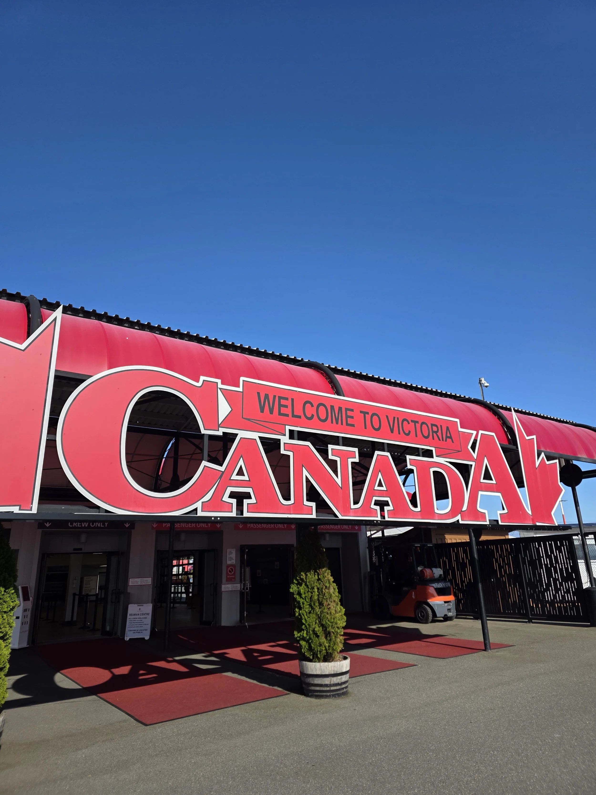 Victoria B.C. Port Canadian Entrance