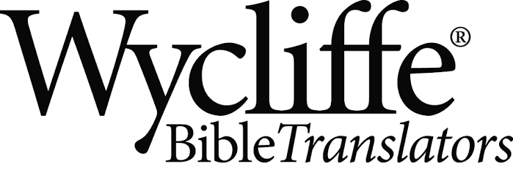 Wycliffe Bible Translators logo with text in black on a white background.