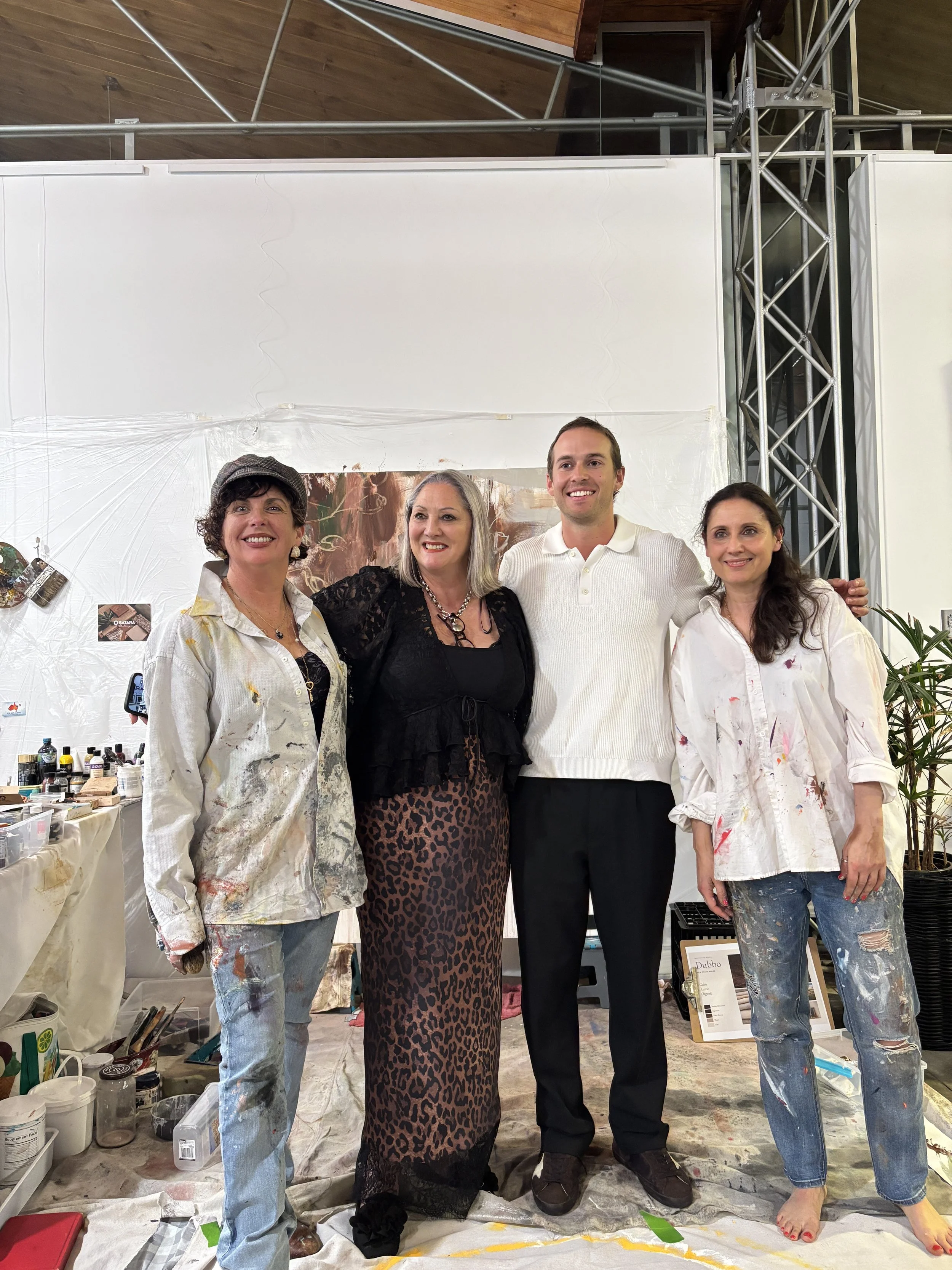 Gaia Starace, Deborah de Jong, Jordan Johnston (Owener of Satara), Catherine Whitting