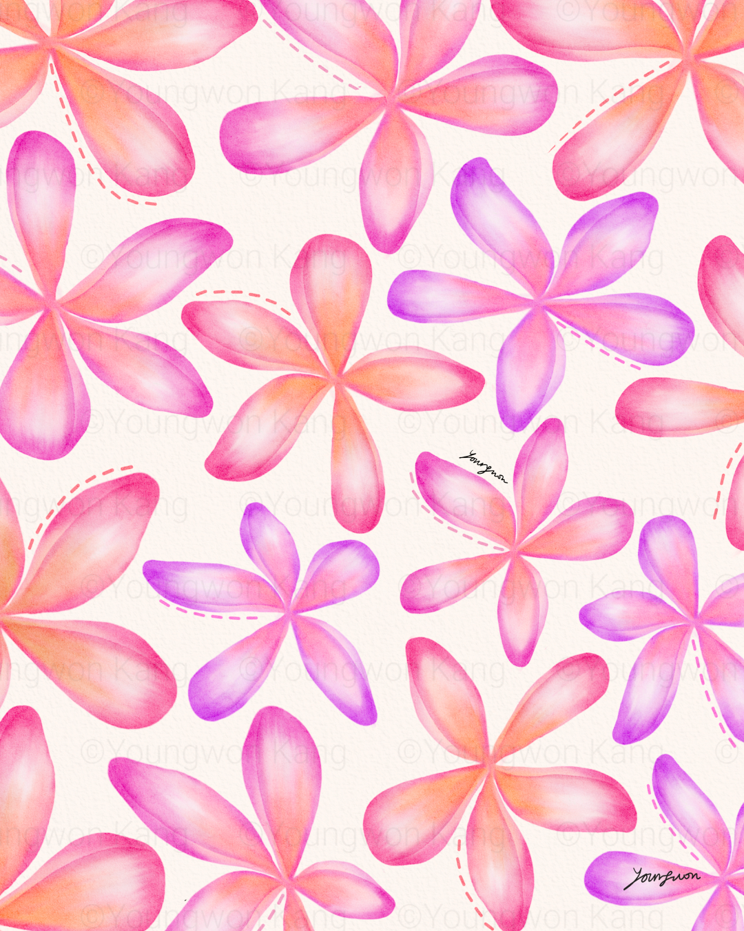 Flowers in Tahiti - Frangipani