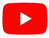 YouTube logo with red play button
