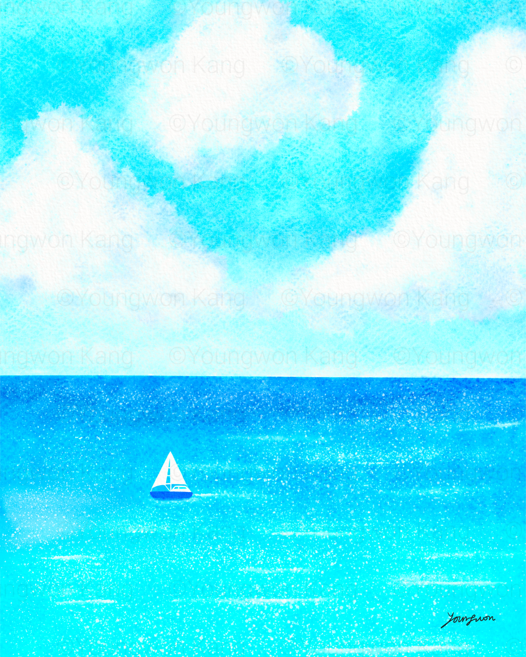 Blue is everywhere 💙