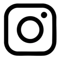 Instagram logo with a camera icon inside a rounded square