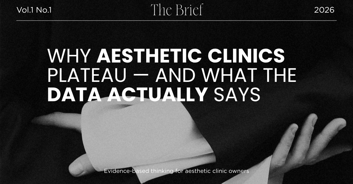 Why Aesthetic Clinics Plateau — And What the Data Actually Says