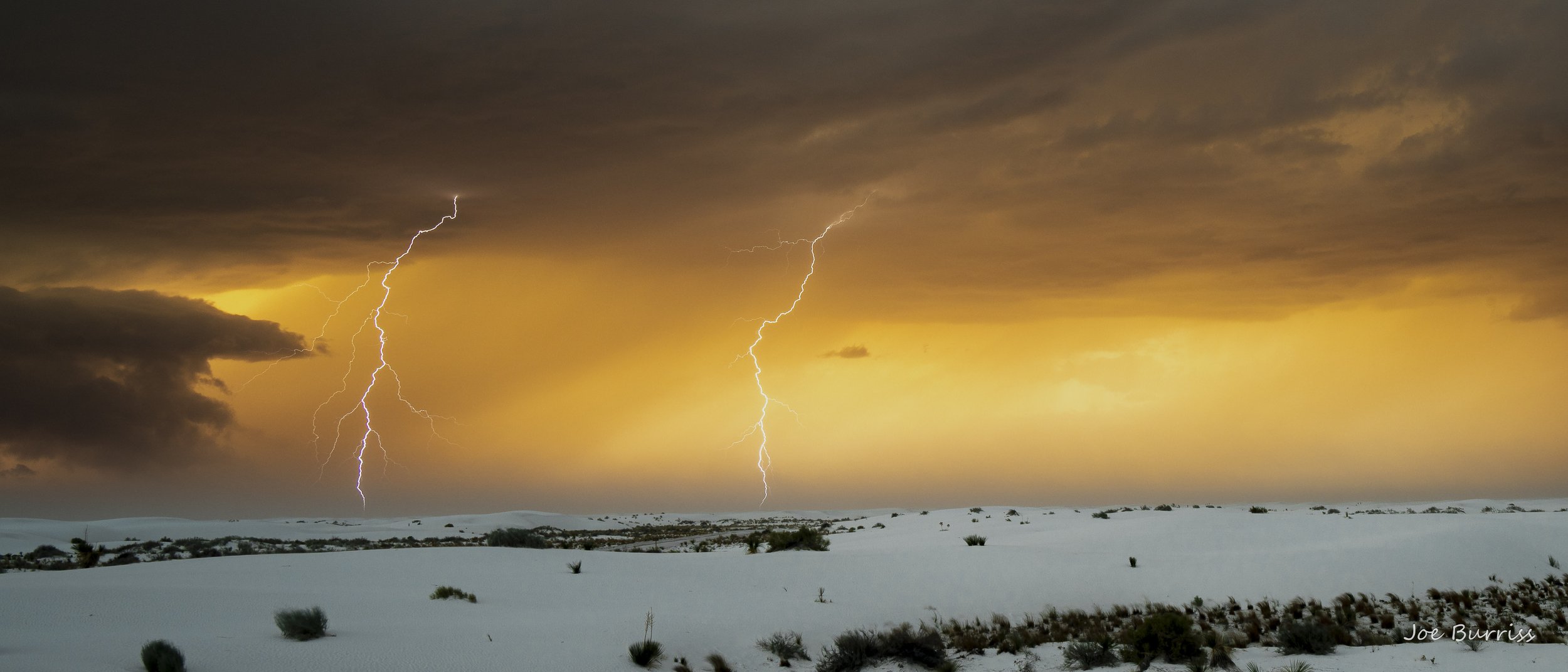 Monsoon Storm at Sunset