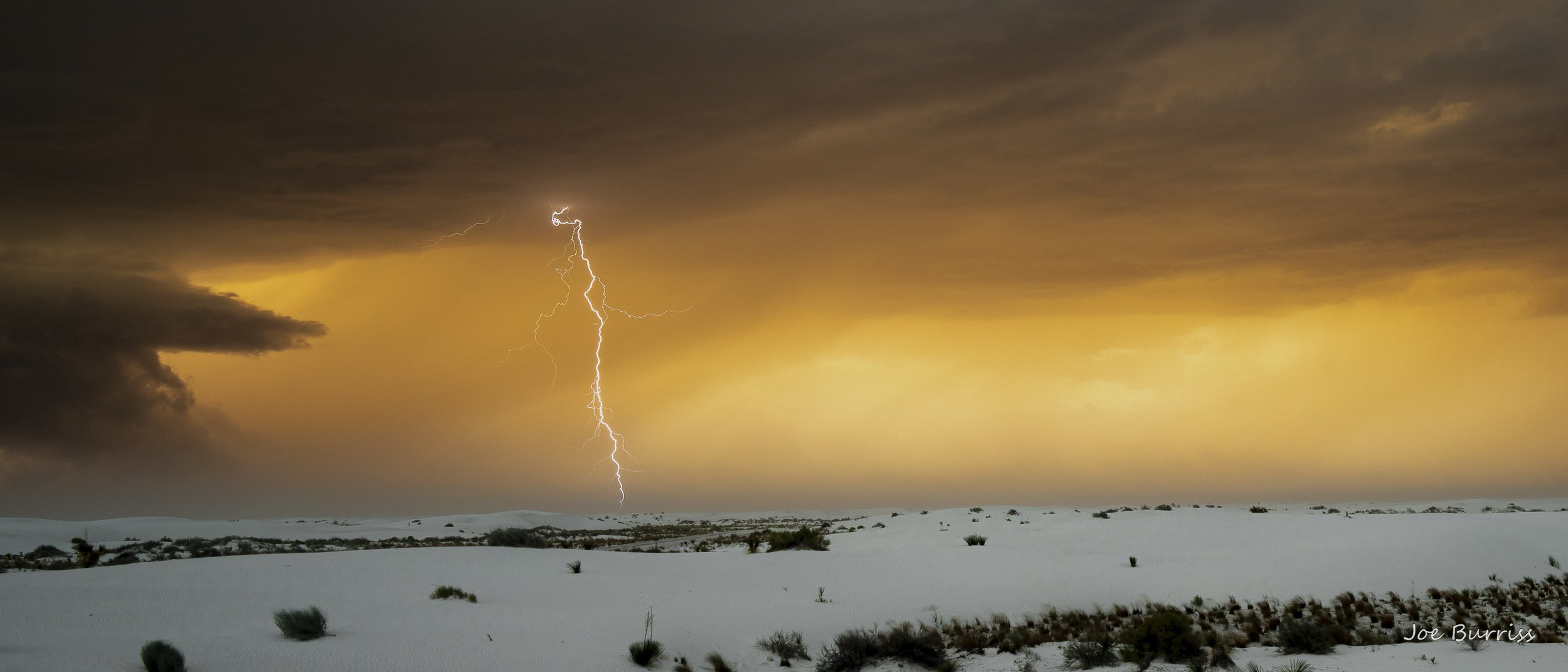 Monsoon Storm at Sunset