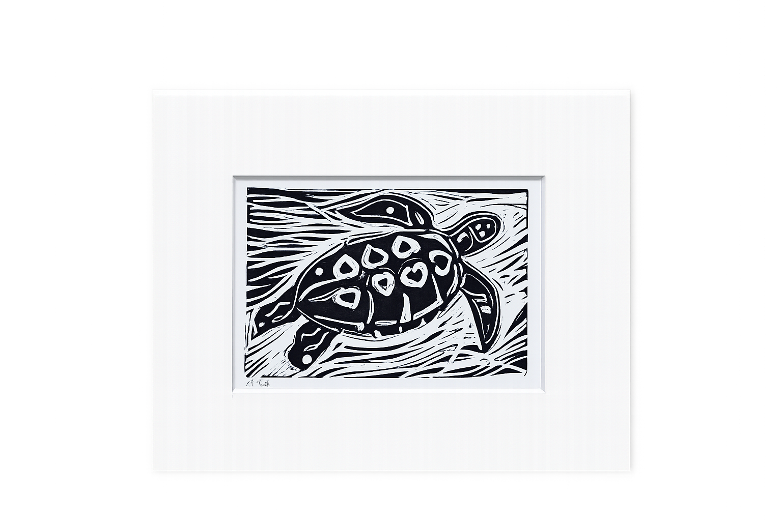 Love Turtle B + W.png