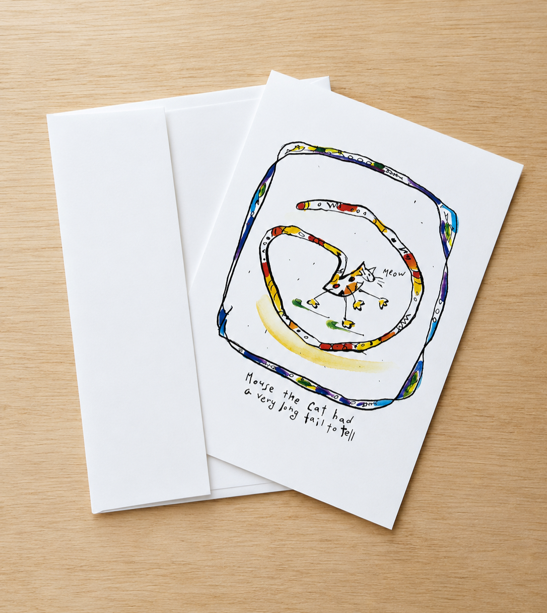 Mouse the Cat — Set of 6 Greeting Cards