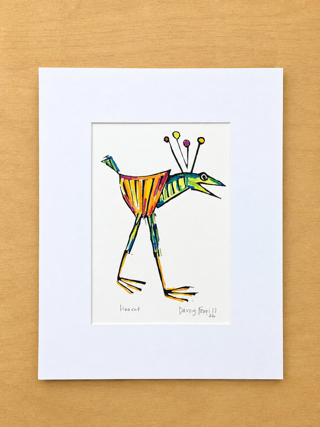 The Curious Long-Legged Critter (Color)