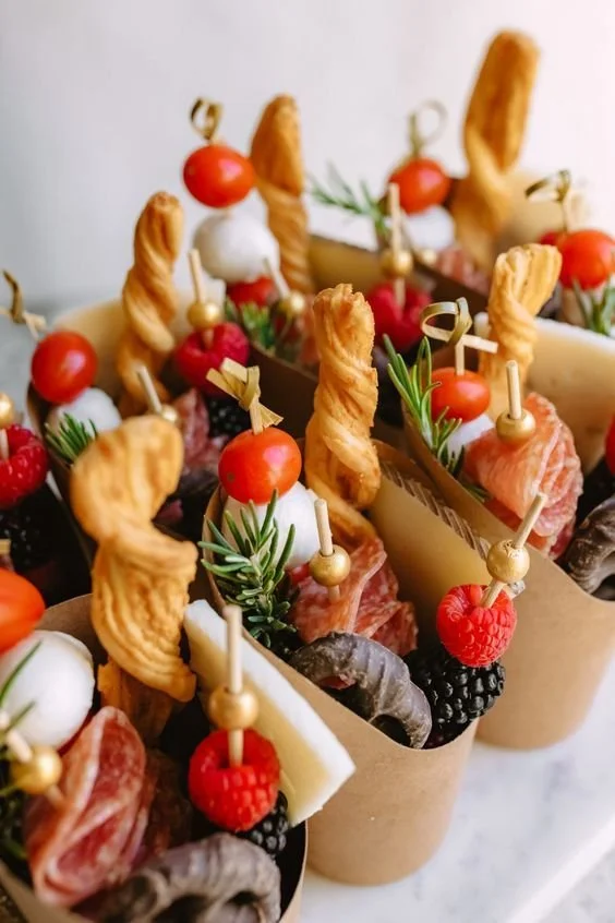 Charcuterie Cups Hors D'Oeuvres