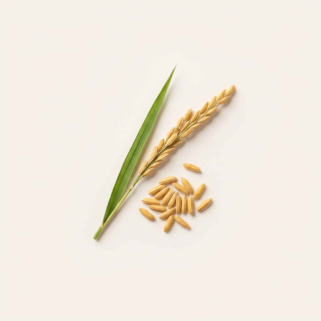 Rice Bran Oil
Nutrient-rich rice oil to condition skin and support a smoother, supple feel.