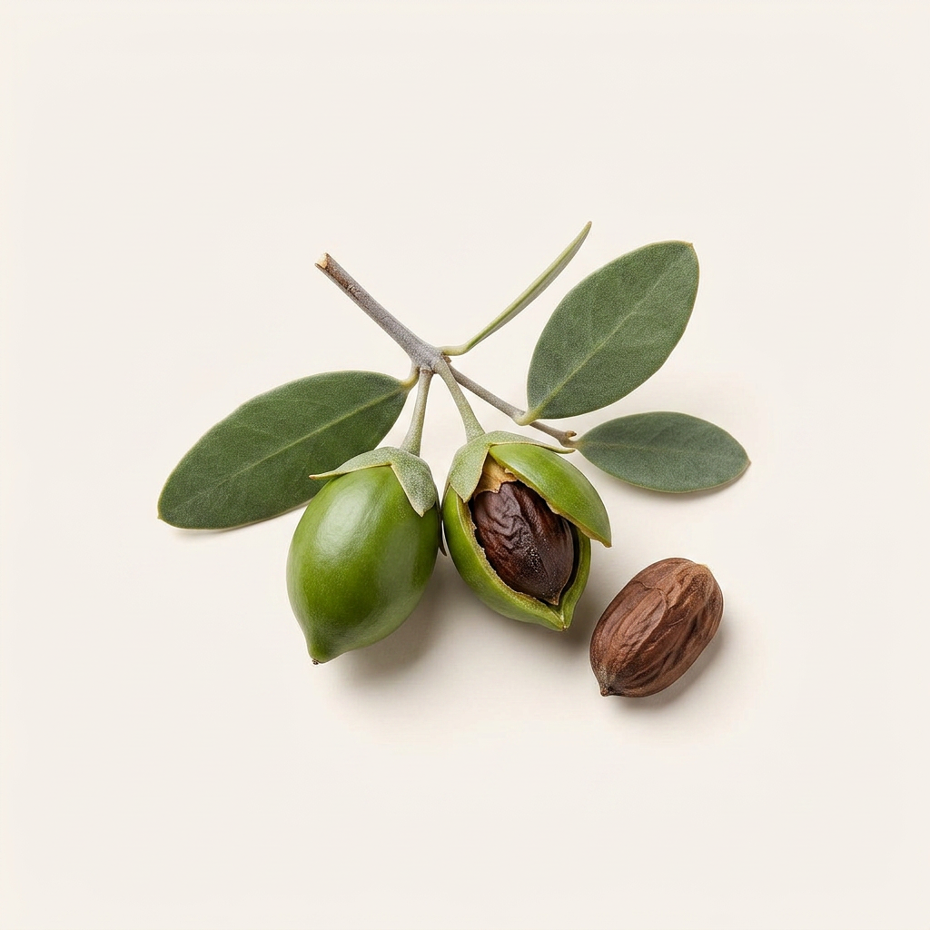 Jojoba Oil
Lightweight, skin-mimicking oil providing emollience and softness without greasy residue.