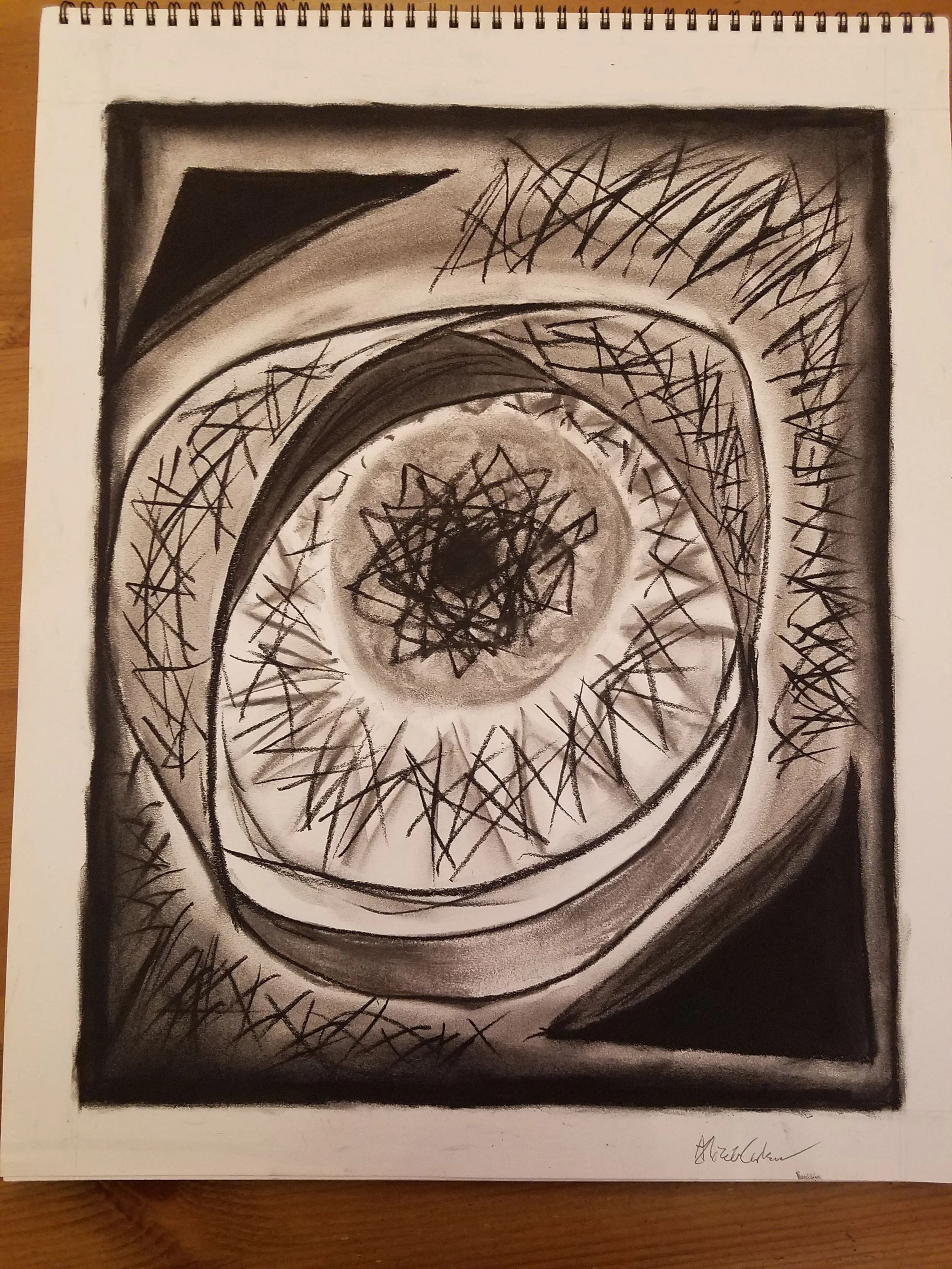 'Anxiety' - Charcoal