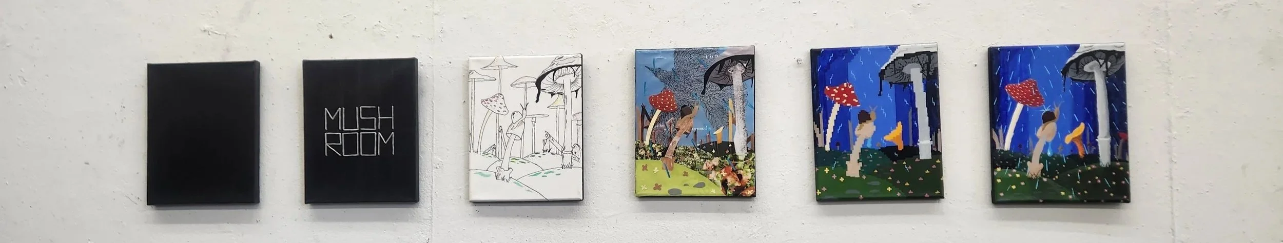 'Process of an Idea' - Multimedia Painting Series