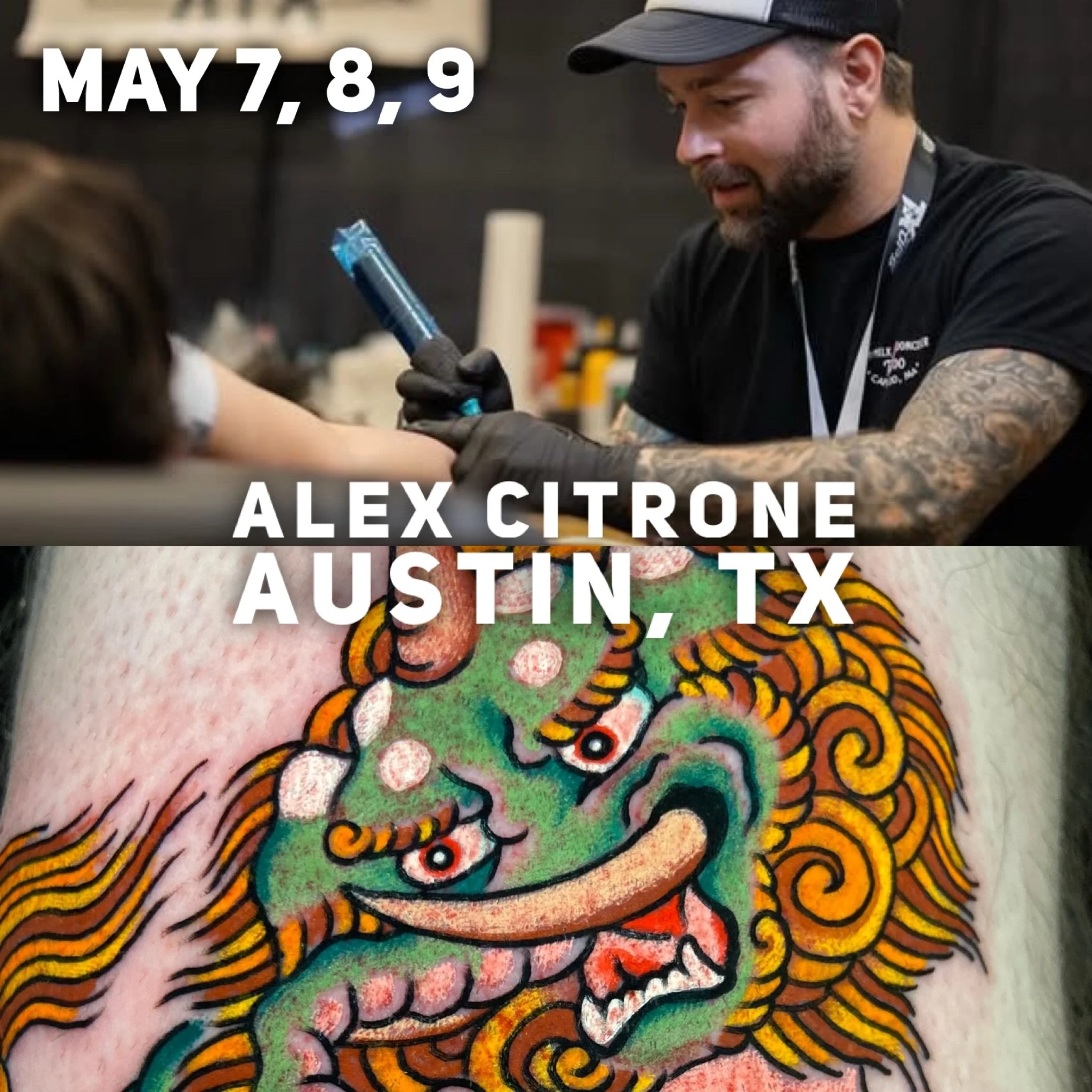 @lexrazor back again in May.  Hit him up for some work!!
