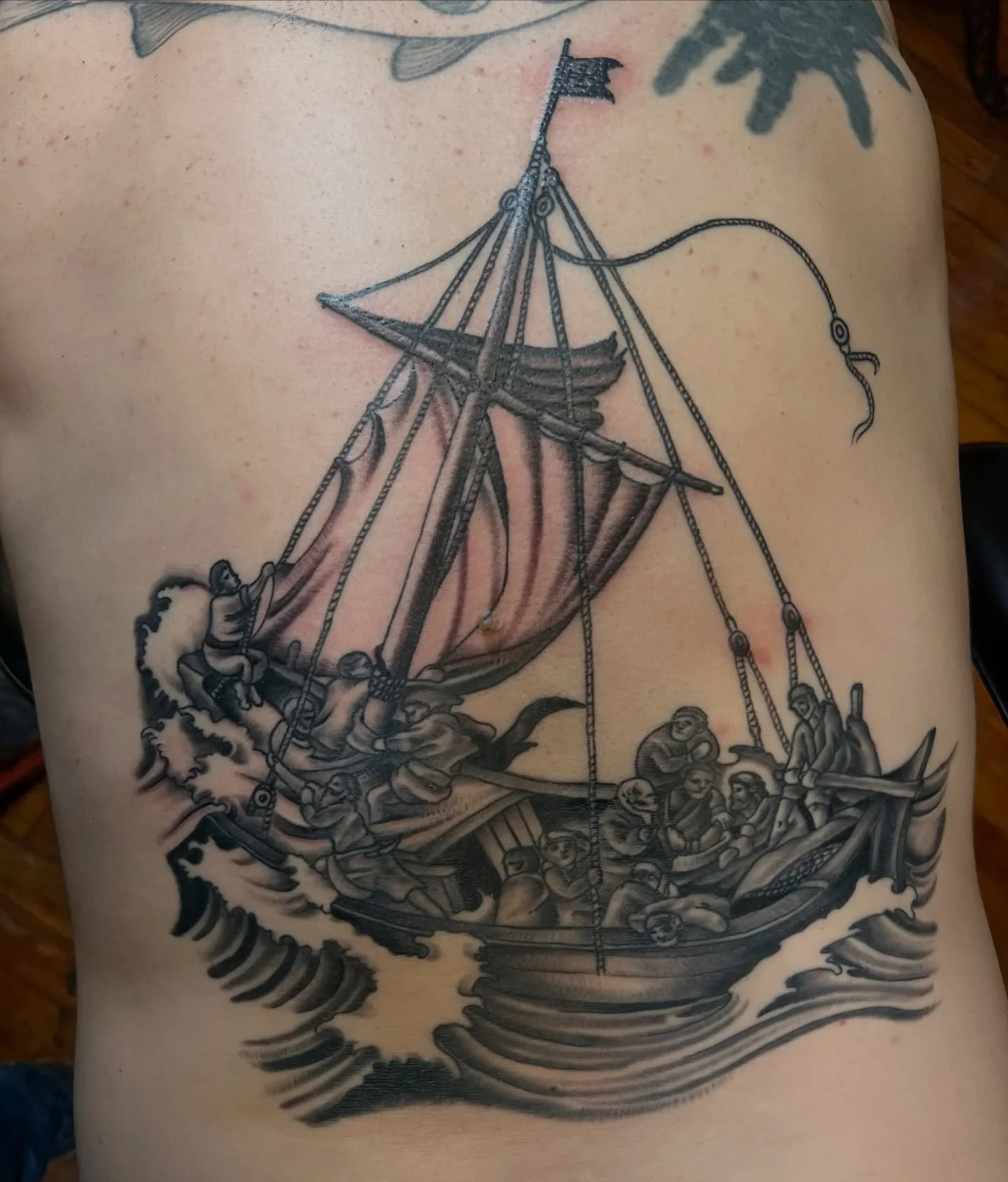 Sea of Galilee Tattoo  on my friend Brian