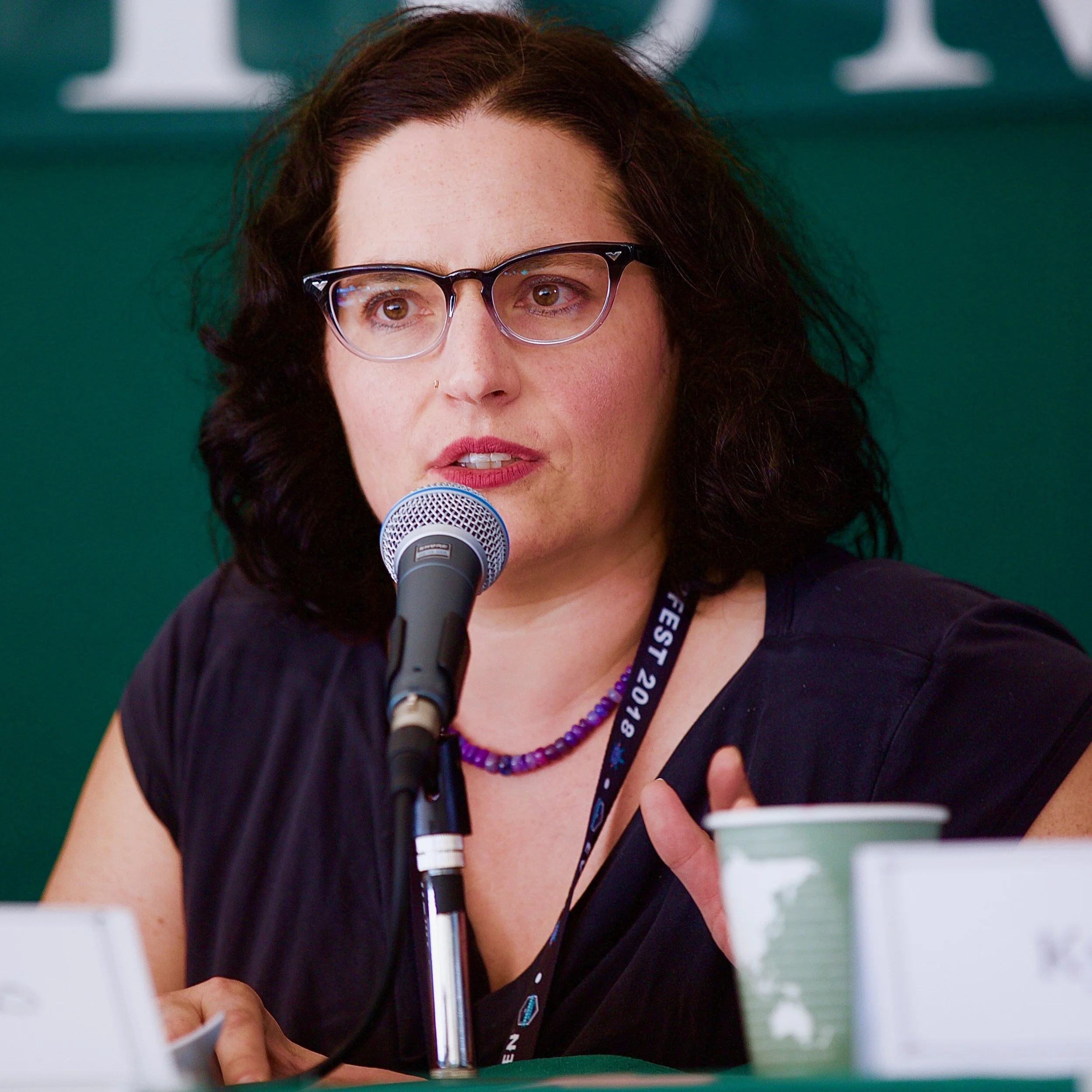 Dr. Jade Stefano, ND speaking at an educational presentation