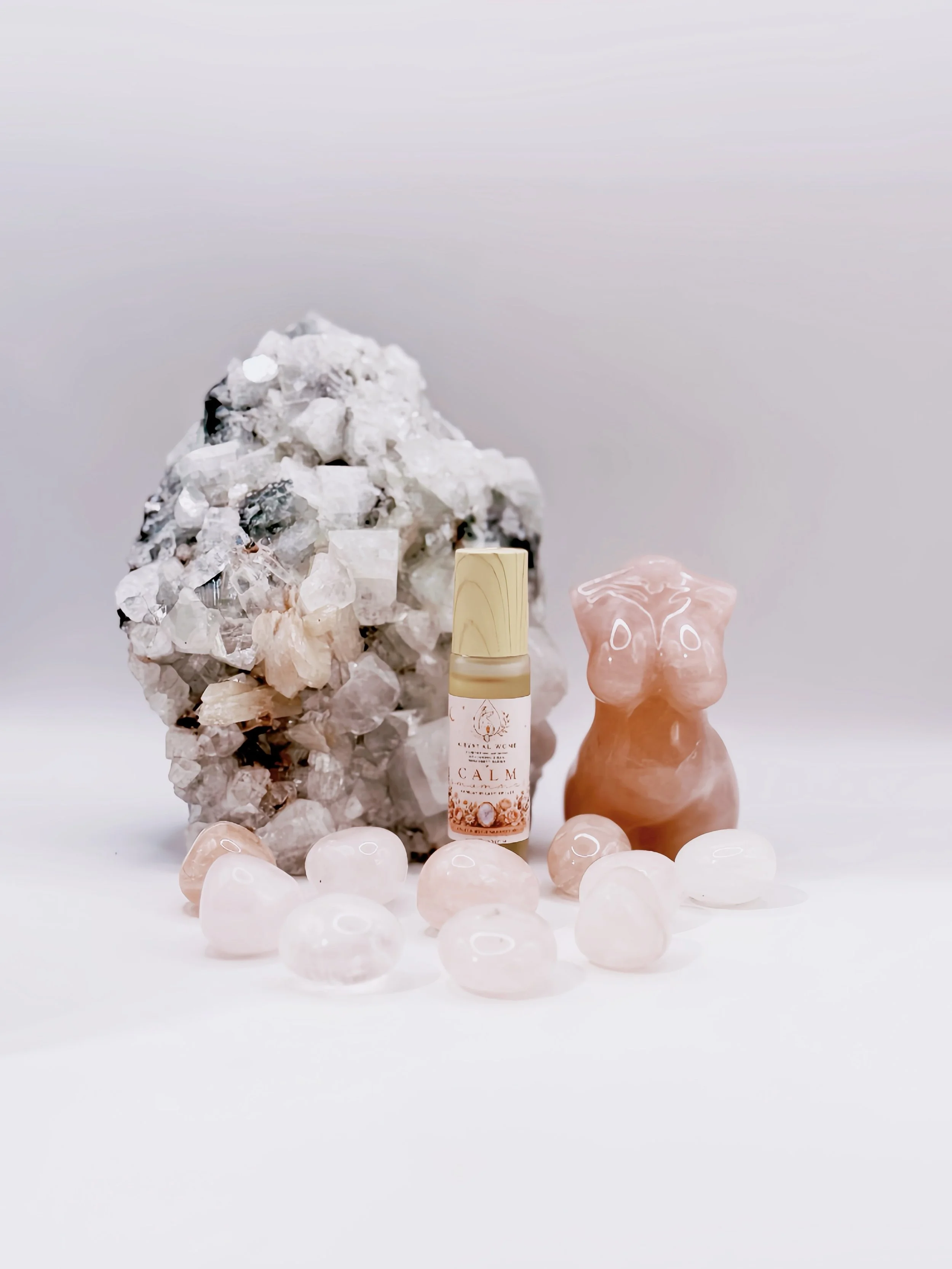 Calm Mama Crystal Infused Aromatherapy Oil Roller