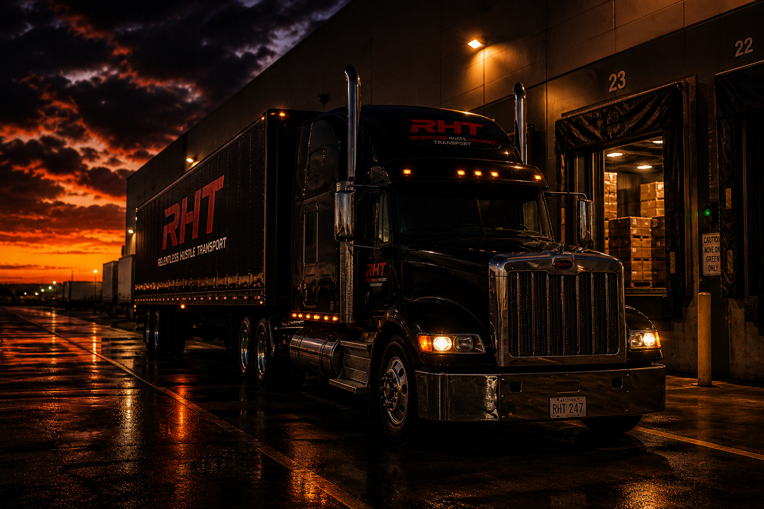 Delivering freight across America with nonstop dedication.