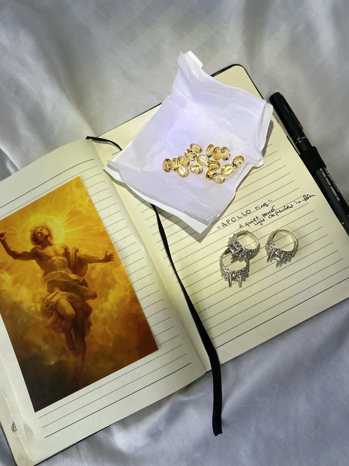 APOLLO Ring
Silver 925 &times; Citrine

Available to order in your size
Worldwide shipping available

Inspired by Apollo &mdash; the Greek god of the sun, light, and harmony.
A symbol of radiance, strength, and divine clarity.