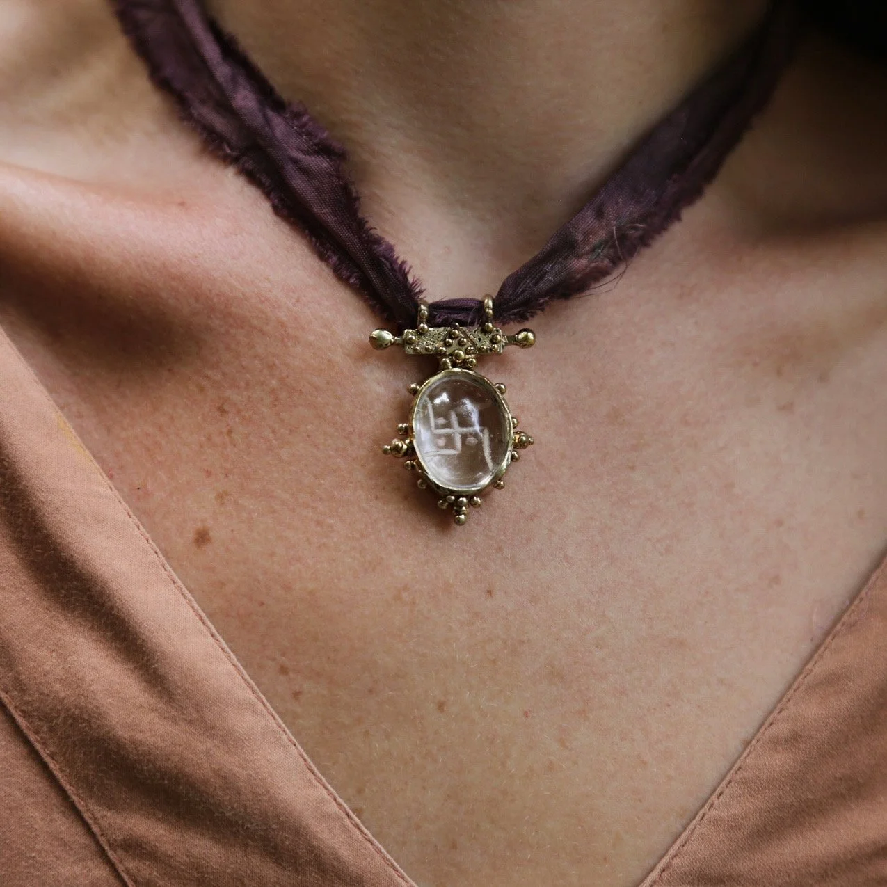SWASTIKA Talisman 01 • Clear Quartz