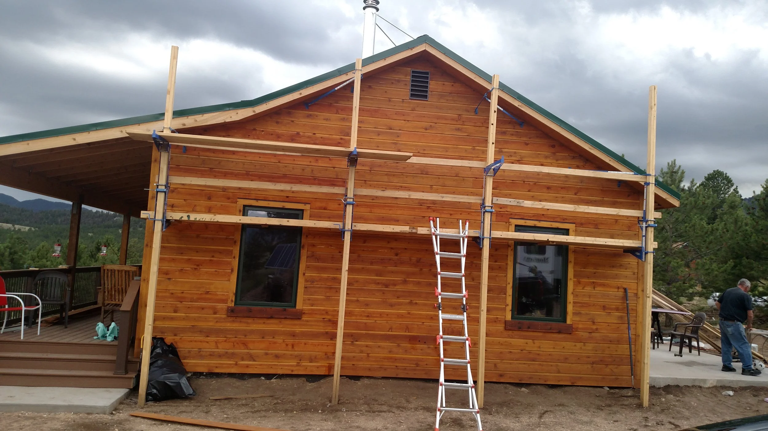 Cedar Siding with Attic venting