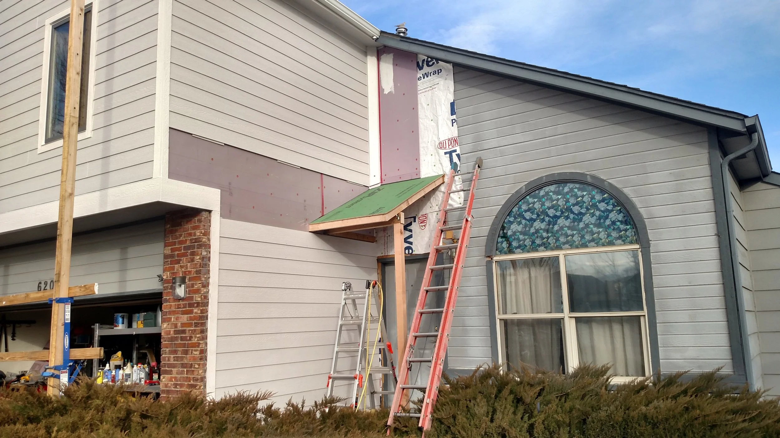 Doorway deleted.  Replacing Single column monopitch