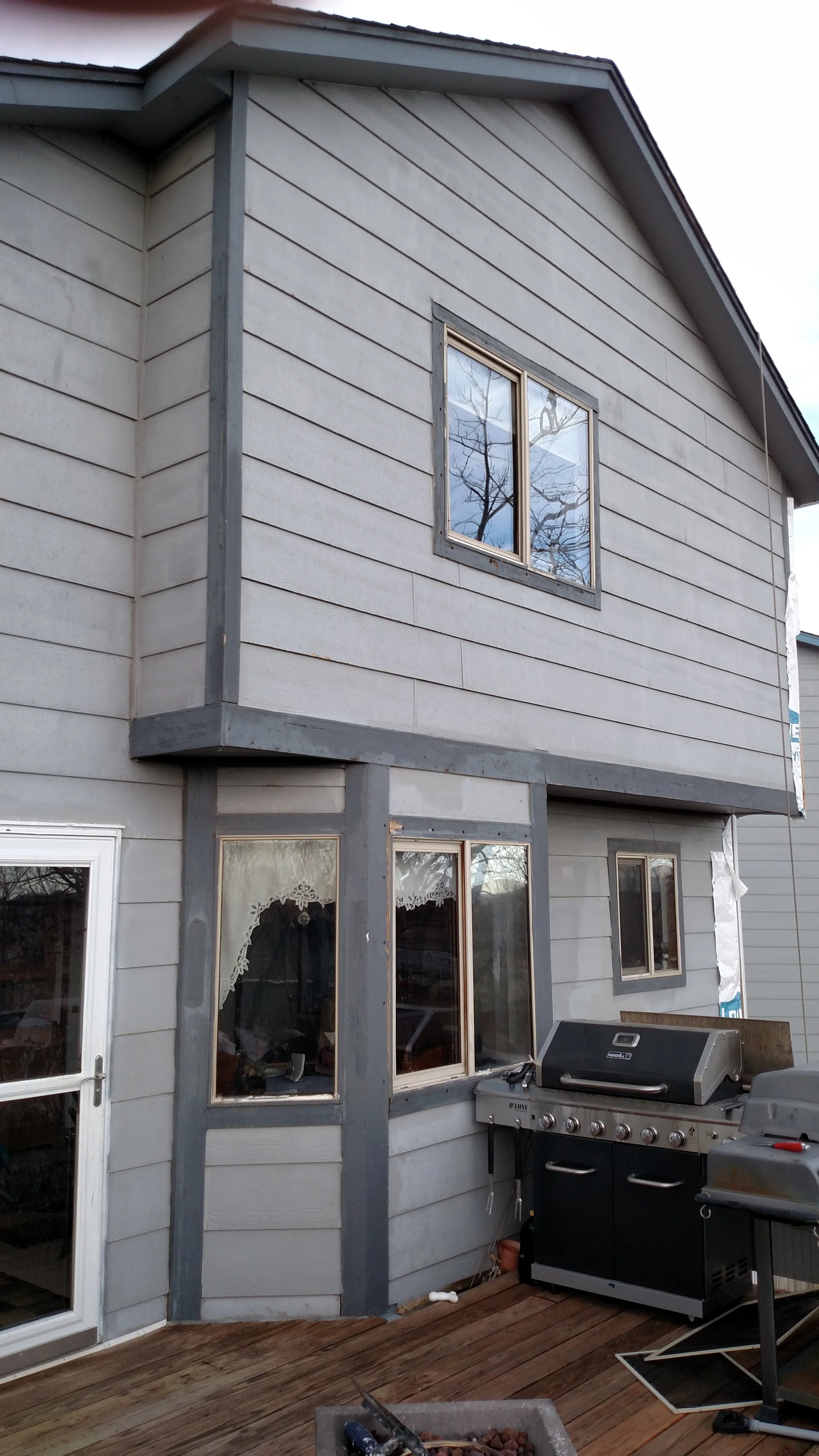 New windows and siding