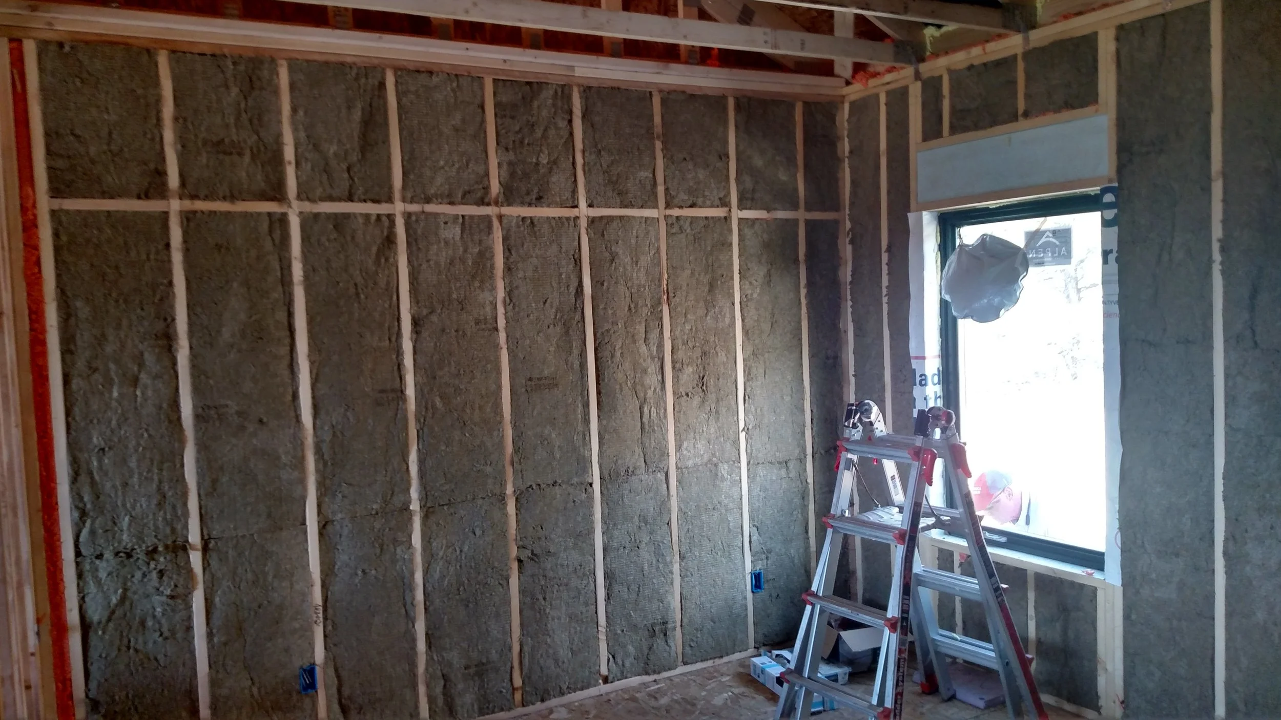 R-23 Mineral wool  walls