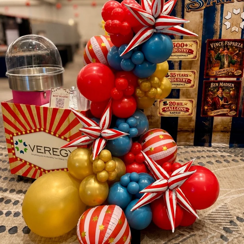 Vintage circus? You got it. 🎪✨

I loved collaborating with @twistedforsugar to bring this vintage circus-inspired booth to life for AASBO's "The Greatest Show in Education" conference. Every element came together to create a show-stopping 