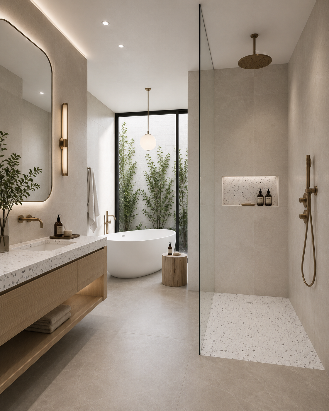 Formed Solid Surface Shower Base
