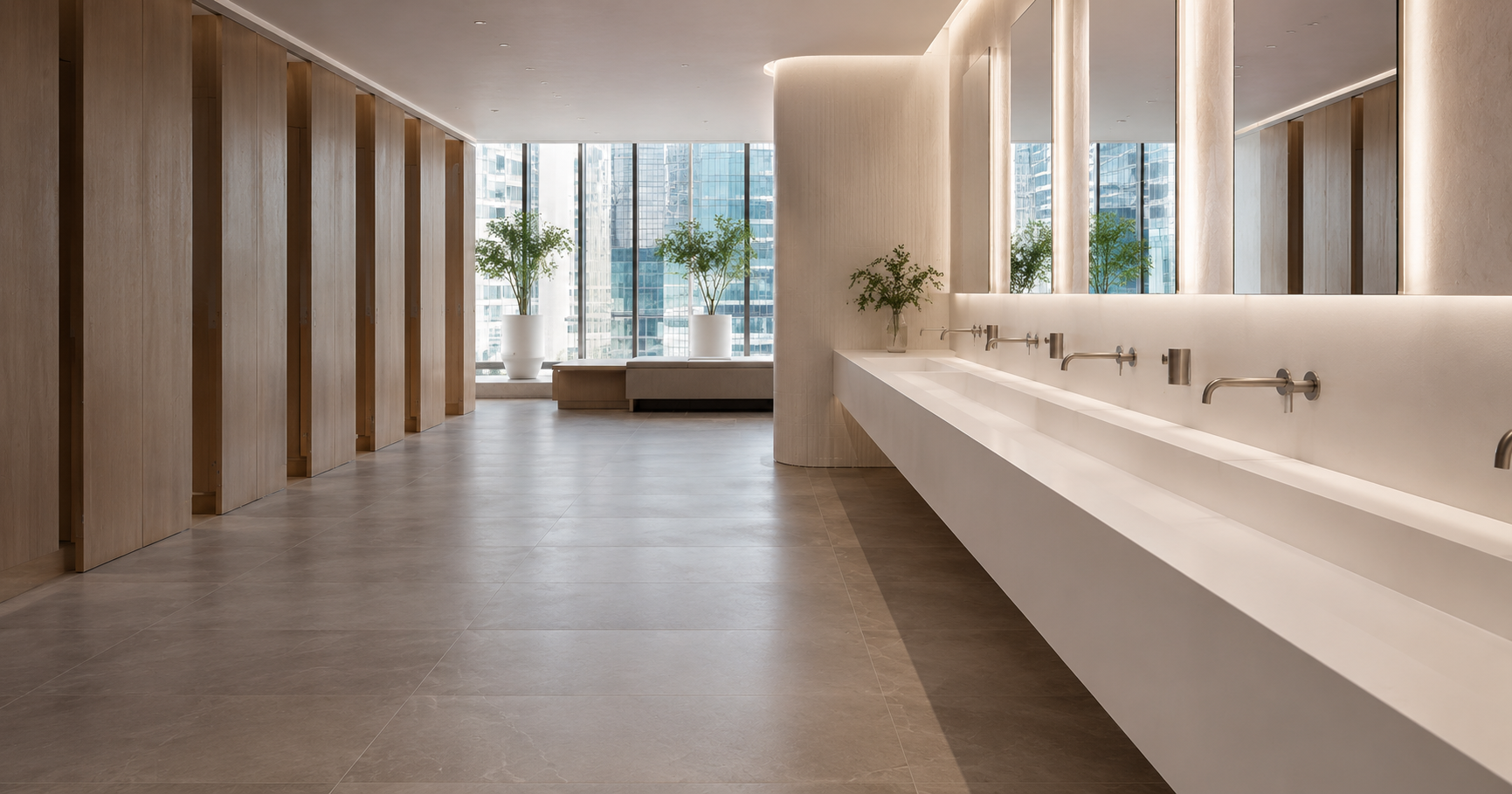 Formed Solid Surface Shower Base