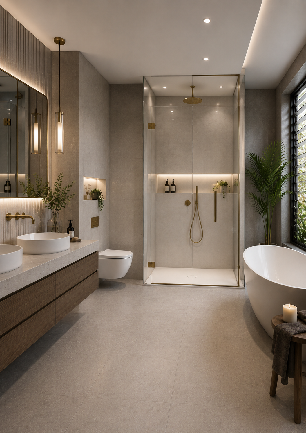 Formed Solid Surface Shower Base