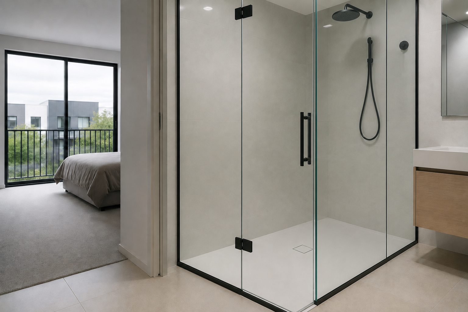 Formed Solid Surface Shower Base