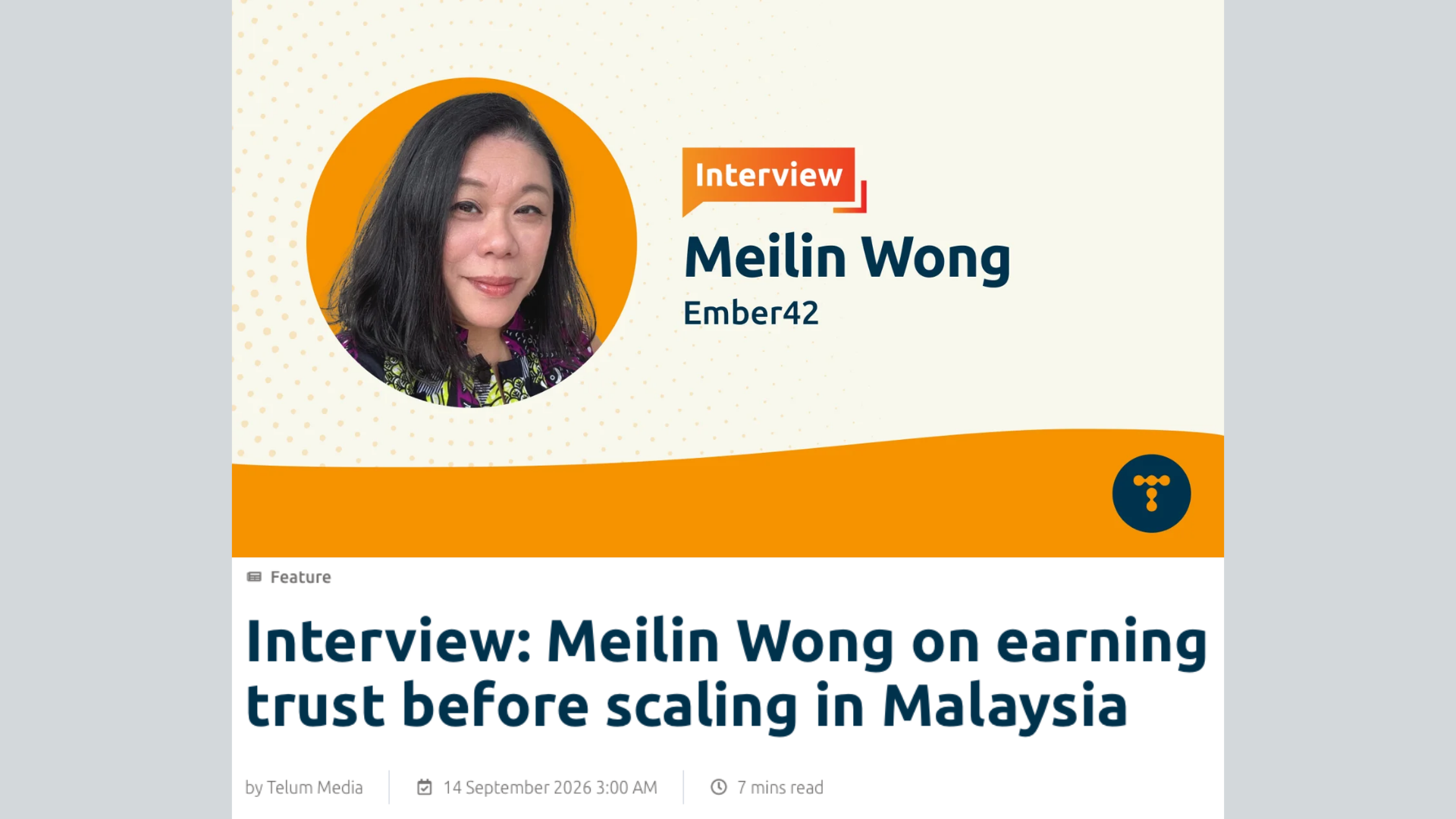 Earning trust before expanding to Malaysia