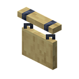Minecraft-style wooden fence