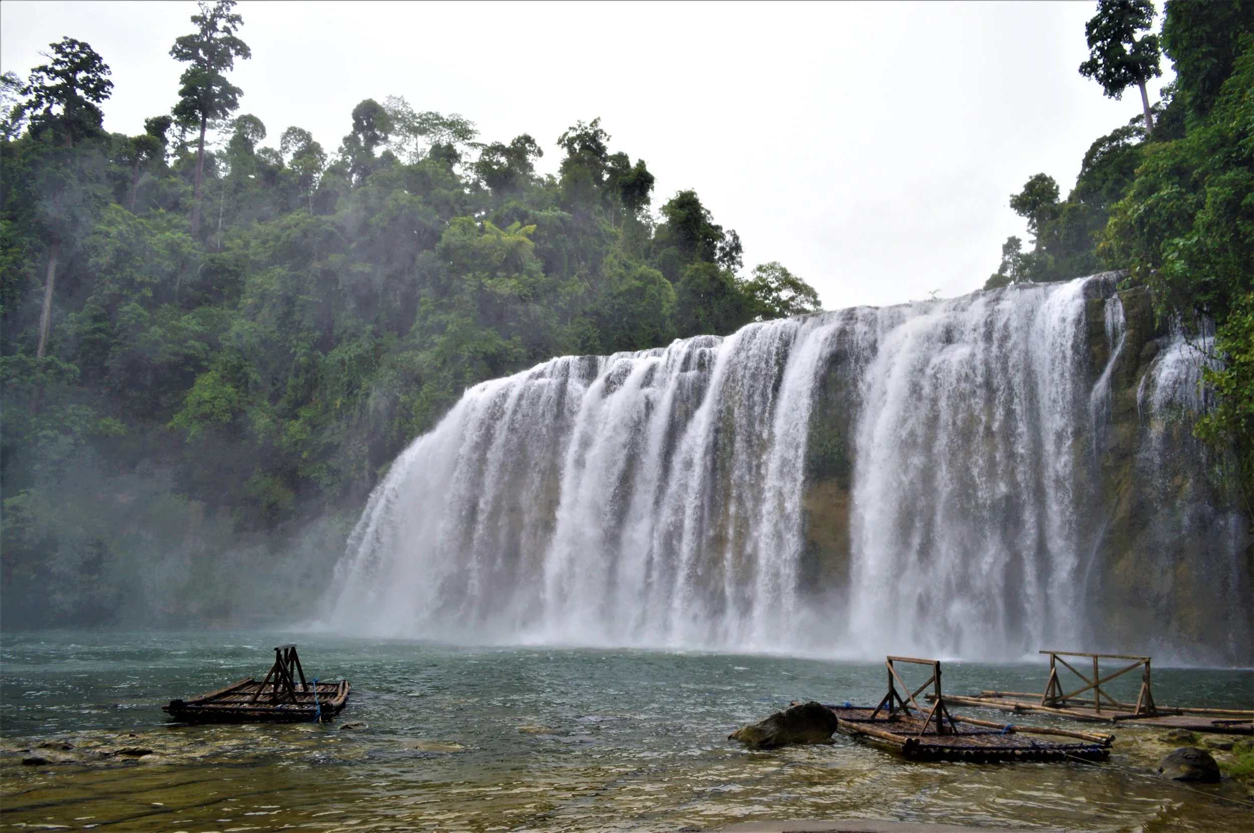 Waterfall hike in Leyte interior near Tacloban