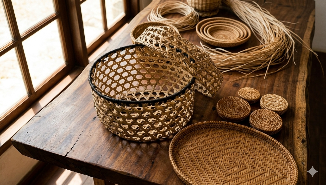 Leyte traditional basketry